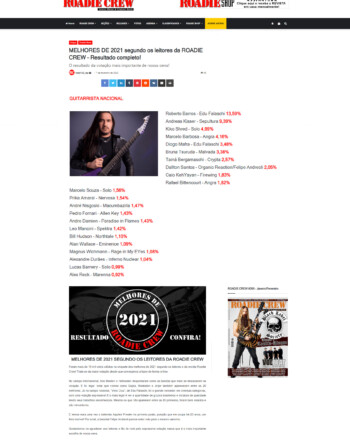 Roadie Crew Website 2022